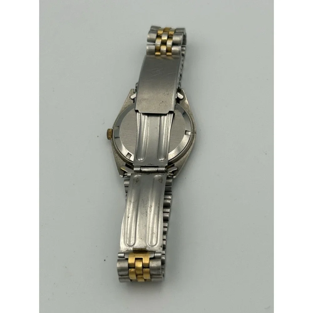 Vtg quartz men's watch No Face Cover Condition Unknown. Steel‎ Band